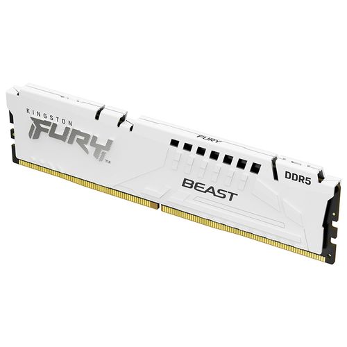 KINGSTON DIMM DDR5 32GB 6400MT/s KF564C32BW-32 FURY Beast White XMP slika 3