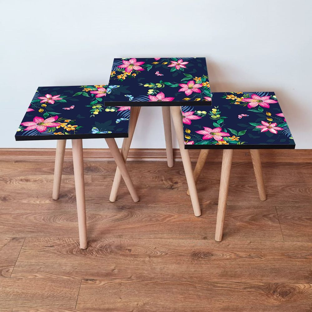 Nesting stolovi 3Shp189 - (3 komada) - boje: višebojni slika 1