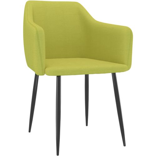 Blagovaonske stolice od tkanine 4 kom zelene slika 9
