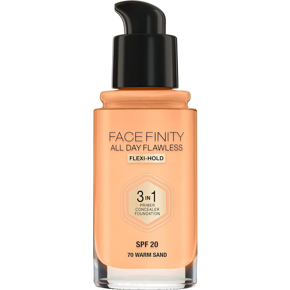 Max Factor Facefinity 3u1 Tečni puder 70 Warm Sand 30ml slika 2