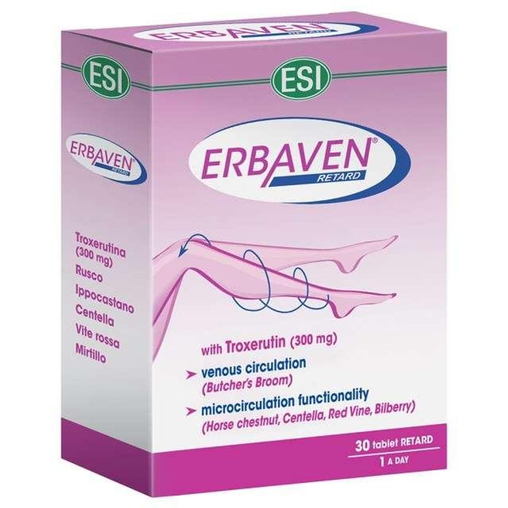 ERBAVEN CPS A30 ESI - Dodatak Ishrani za Zdravlje Vena slika 1