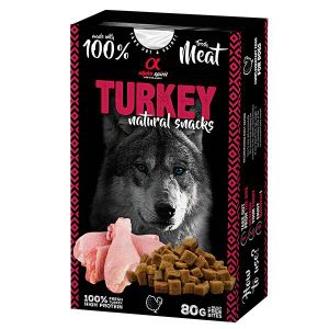 Alpha Spirit natural snack s puretinom, za pse 80g