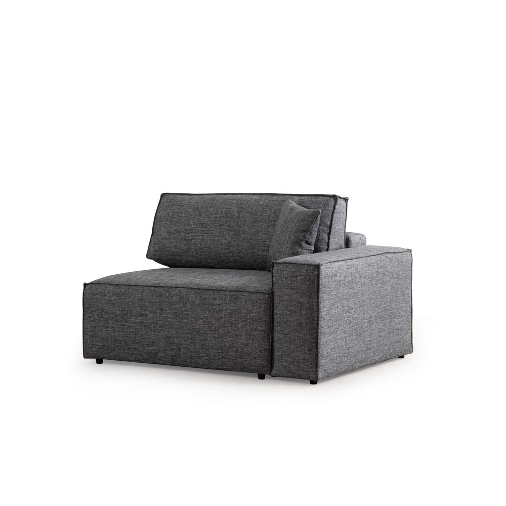 Pırlo Kutni Sofa na Razvlačenje - Tamno Siva slika 10