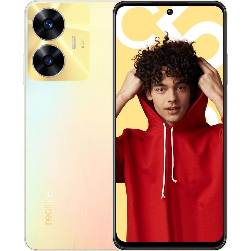 REALME Smartphone RealMe C55 SMTRLMC552SS, 6.72″, OctaCore, 8GB RAM, 256GB, Sunshower image