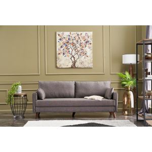 Bella Sofa Bed - Brown Brown 3-Seat Sofa-Bed