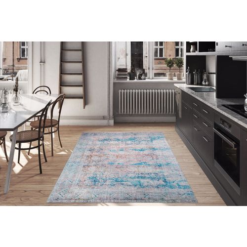 Fusion Chenille - Blue AL 160  Multicolor Carpet (140 x 190) slika 1