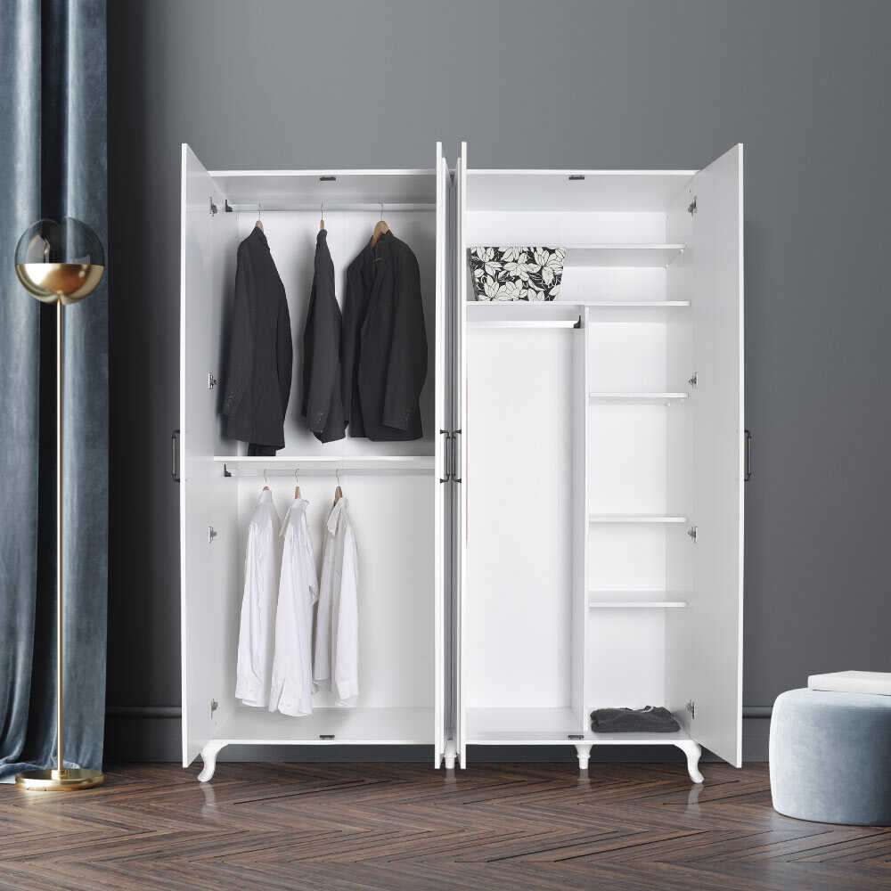 Grd-1040-Dd-3 White Wardrobe slika 1
