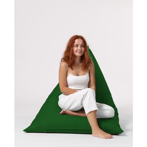 Atelier Del Sofa Vreća za sjedenje, Pyramid Big Bed Pouf - Green slika 9