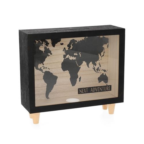 Kasica MONEYBOX 21x7x19 cm - Black - HML slika 1