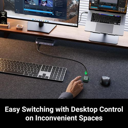 UGREEN USB 3.0 prekidač za dijeljenje USB C & A uređaja između 2 računala slika 9