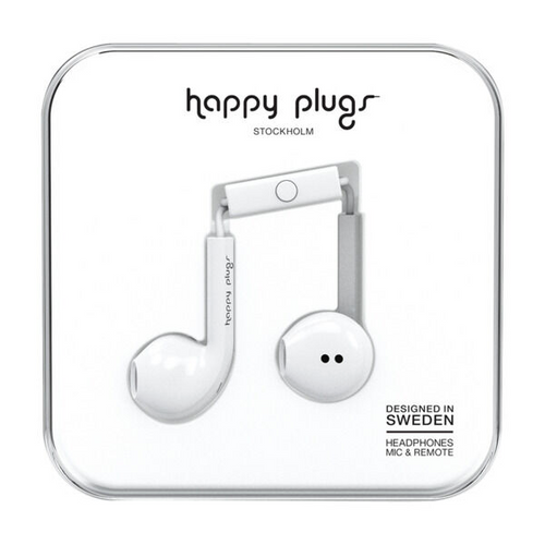 Happy Plugs, Earbud Plus slušalice,Bijela slika 1