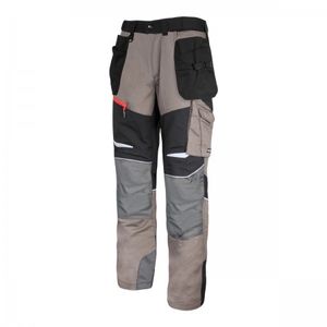 HLAČE KAKI-CRNE RASTEZLJIV. NOTR. DIO 2XL  L4050905