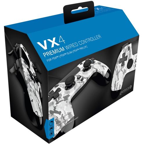 GIOTECK – VX4 PREMIUM WIRED CONTROLLER ARTIC CAMO FOR PS4&amp;PC MUL slika 4