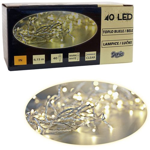 ***40 LED lanca belo svetlo na baterijama slika 1