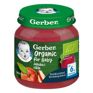 Gerber Organic for Baby Kašica jabuka i cikla 125g