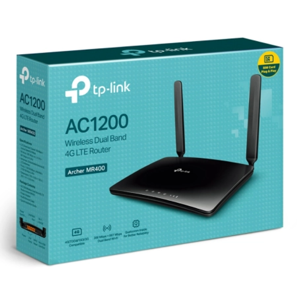 TP-Link Archer MR400 AC1200 4G LTE Wireles Dual Band Router slika 4
