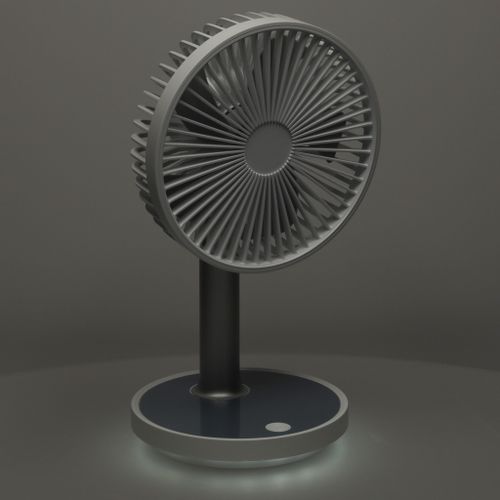 Stojeći ventilator , bijeli  slika 8