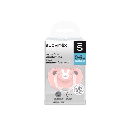 Suavinex Varalica Evolution Ana. S 0/6M Roze slika 2