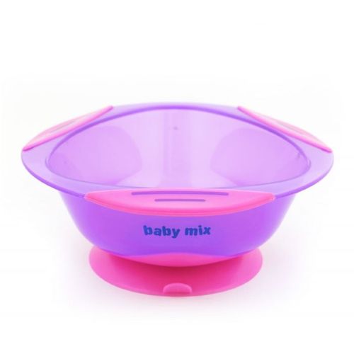 Baby Mix posudica s prianjajućim dnom - Purple slika 1