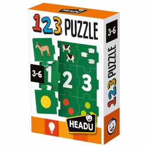 HEADU Edukativna dvostrana slagalica 123 Puzzle