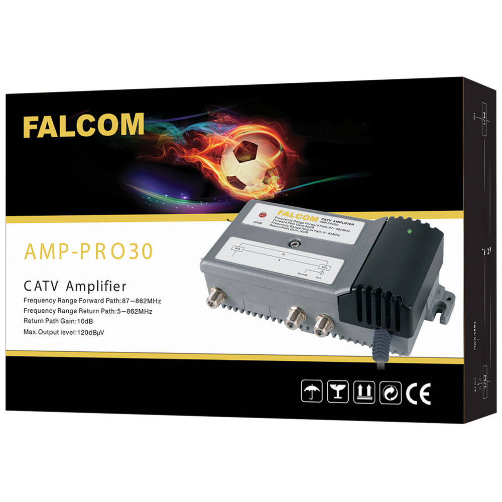 Falcom Distribucijsko pojačalo 30db sa povratnim pojasom - AMP-PRO30 slika 2