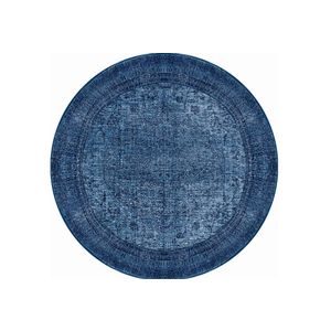 Tamnoplavi Višebojni Tepih Dorian Chenille AL 138 (150 cm)