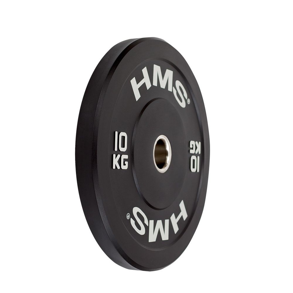 Bbr10 crni olimpijski ploč - branik 10 kg hms slika 3