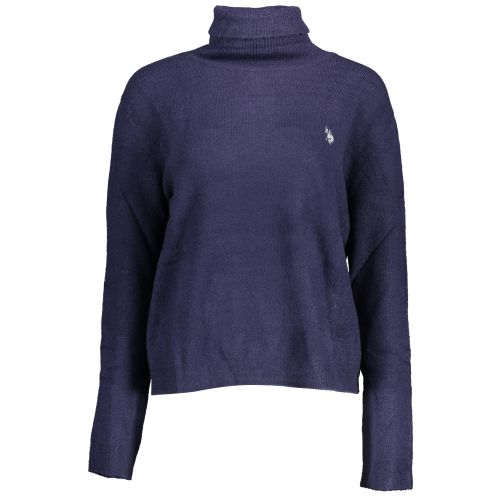 US BLUE WOMEN'S POLO SWEATER slika 1