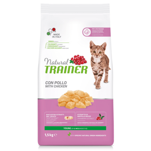 Trainer Natural Cat Za Mlade Mačke Piletina 1.5kg slika 1