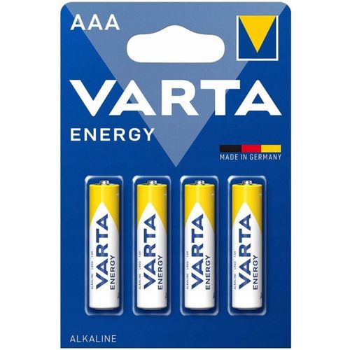 VARTA ENERGY AAA 1.5V LR03 MN2400, PAK4 CK, ALKALNE baterije slika 2