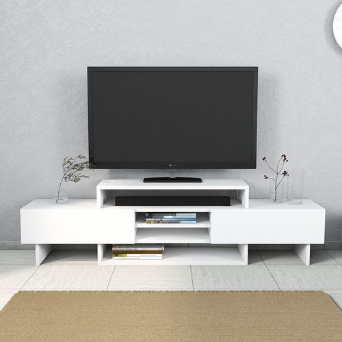 Özde TV Stand - White White TV Stand slika 3