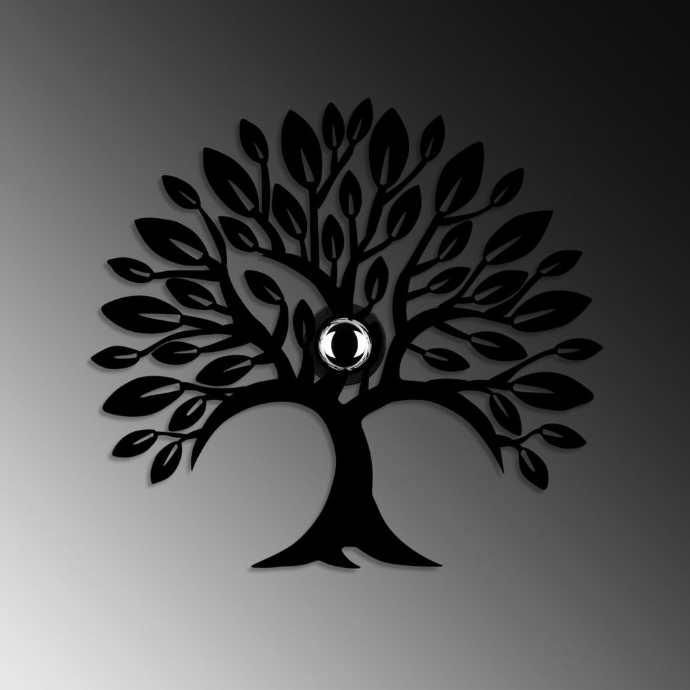 Zidna lampa 'Heart Tree V2' u crnoj boji slika 6
