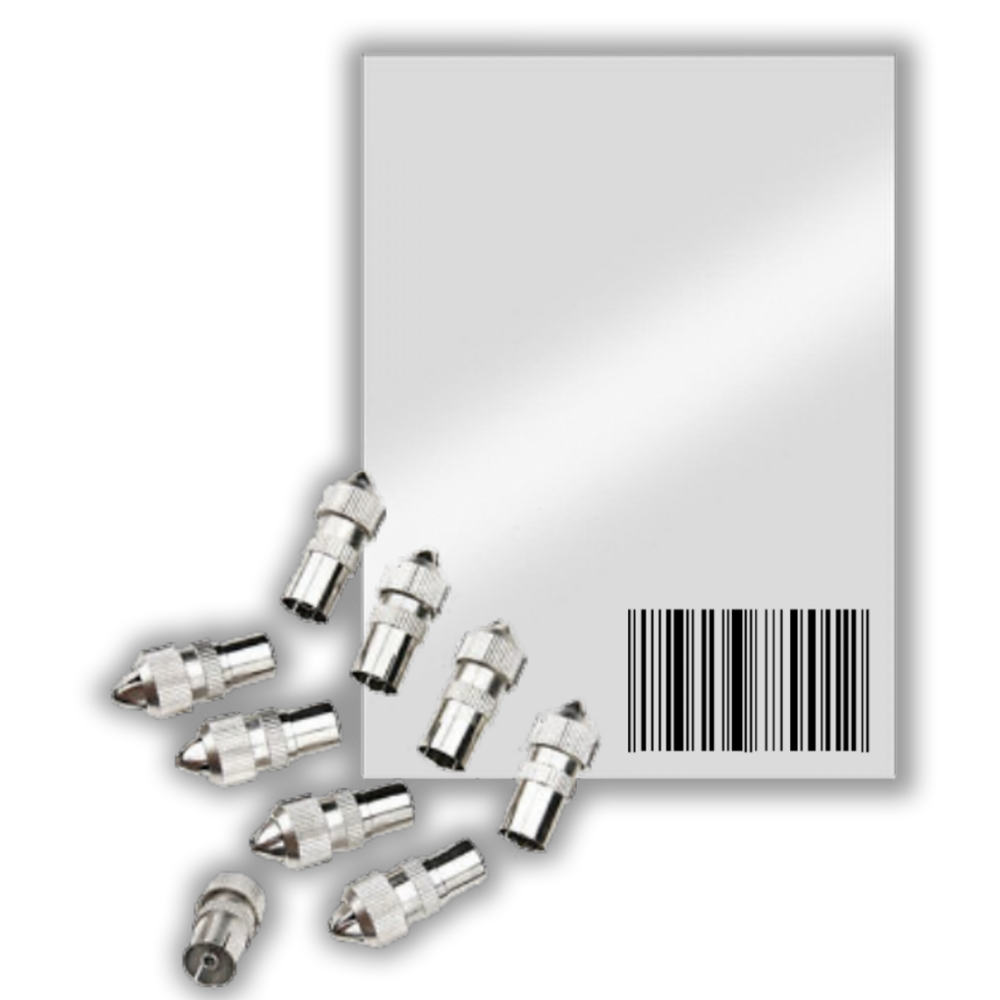 ZED electronic RF utičnica metalna, pak. 25 kom. - RFZA/25 slika 1