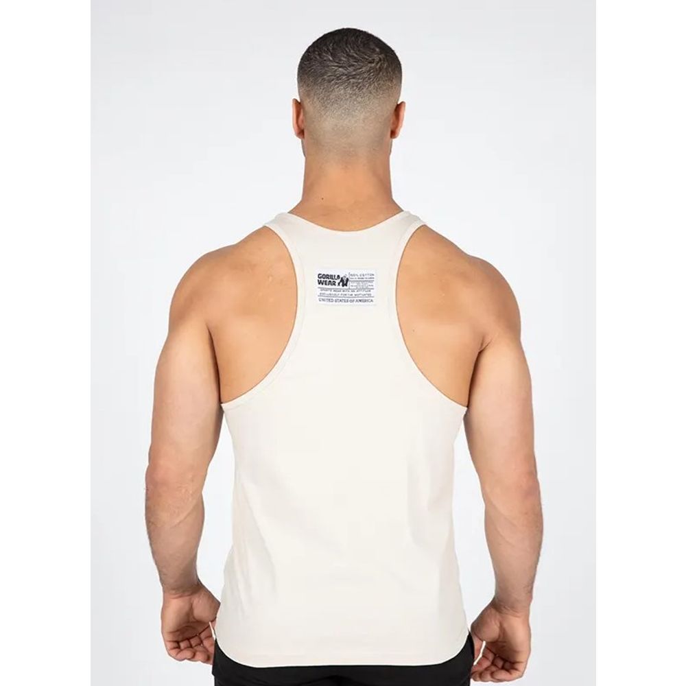 Gorilla Wear CLASSIC Majica bez rukava, Bež slika 3