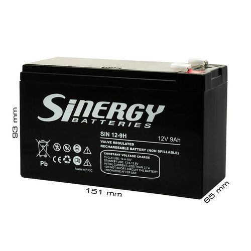 Sinergy UPS baterija 12V / 9Ah slika 1