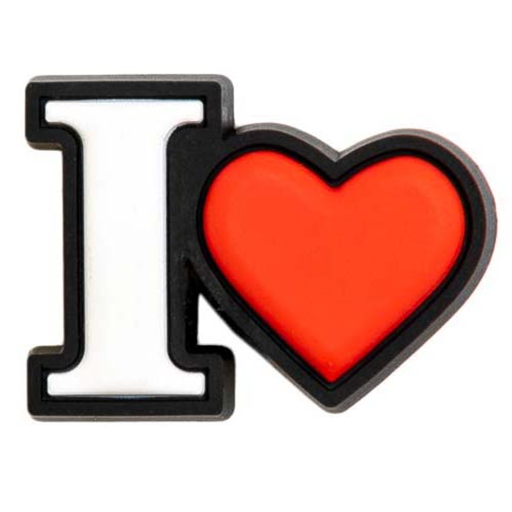 Crocs Ukrasni dodatak za klompe I Heart slika 1