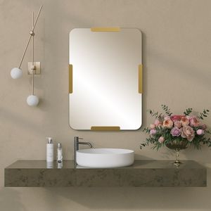 Pera Mirror - Gold Gold Decorative Mirror