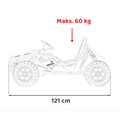 Buggy na akumulator Sport 5 - crni slika 19