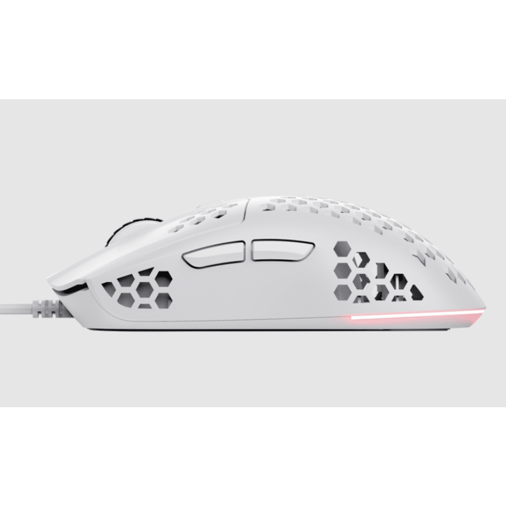 Trust GXT928 Helox RGB gamingmiš, ultra lagan, 6400 dpi,bijeli slika 2