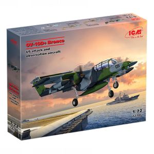 Model Kit Aircraft - OV-10D+ Bronco US Attack And Observation Aircraft 1:72