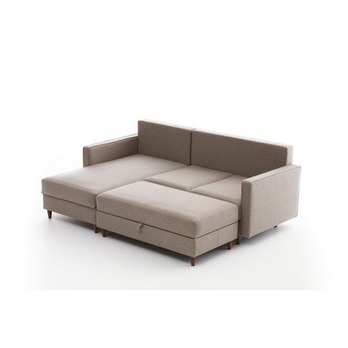 Atelier Del Sofa Kutna garnitura, Krem, Eva Left - Cream slika 8