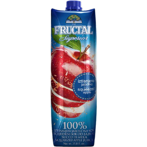Fructal superior 100%  mutni sok od jabuke 1 l slika 1