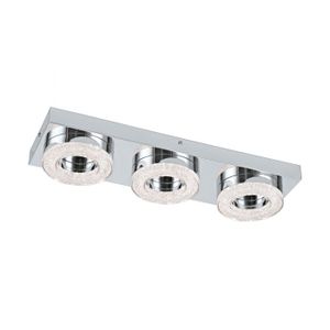 Eglo Fradelo zidna/plafonjera/3, led, 3x4w, hrom/kristal 