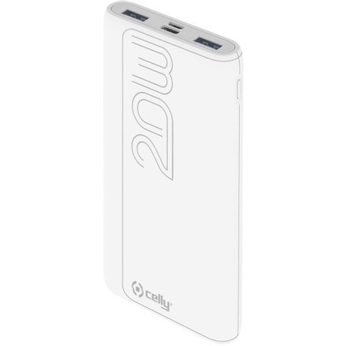 CELLY Powerbank EVO od 10000mAh u BELOJ boji slika 1