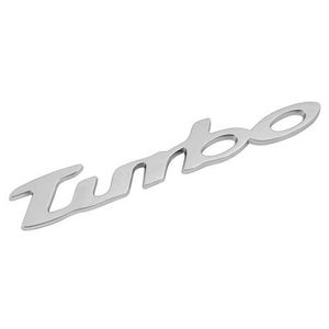 Plastični Natpis Turbo - Sportski Dodir za Vaše Vozilo