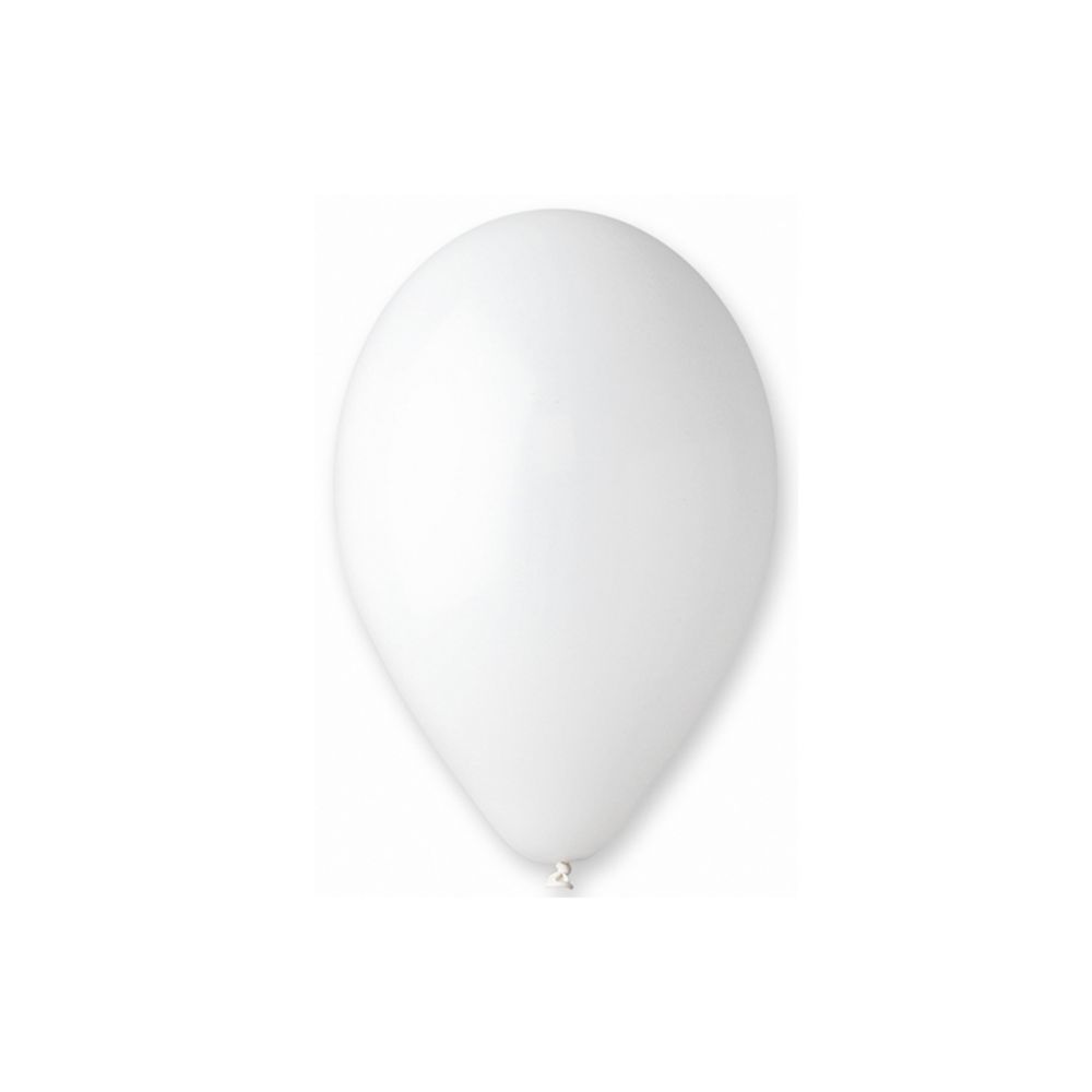G90-P10-01 Balon Bijeli 26 cm, 10 kom slika 1