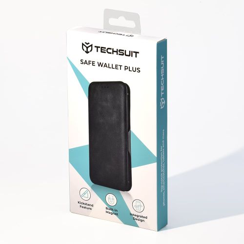 Techsuit Safe Wallet Plus preklopna futrola za Xiaomi 14 – crna slika 4