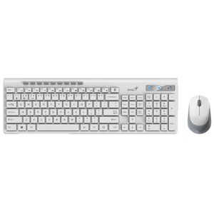 Tastatura Genius Slim star 8230 +miš, bela BT +WL