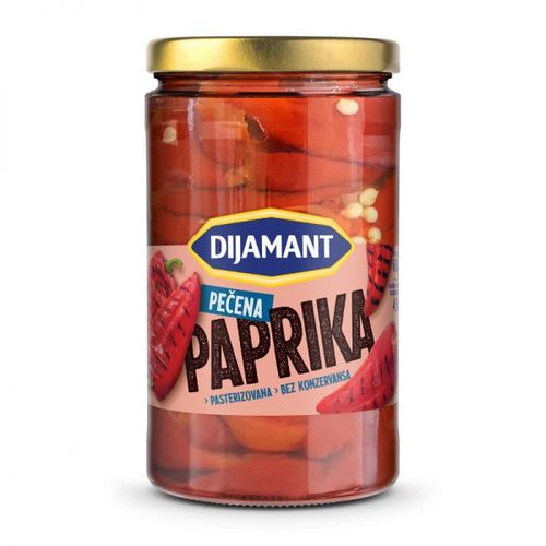 Dijamant Paprika pečena 680g  slika 1