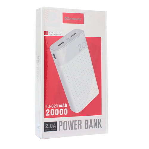 Back Up baterija Oxpower TJ-020 20000 mAh crna slika 1